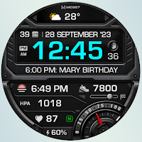 MD327 Digital Watch Face