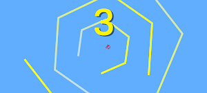Spinning Hexagon Woozy Game Screenshot 0