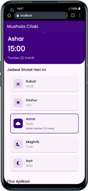 Mushola Cilaki Screenshot 2