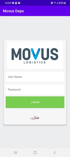 Movus Logistics Handterminal Screenshot 0