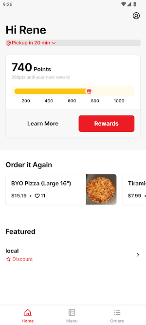 Fresh Mozzarella Pizzeria Screenshot 0