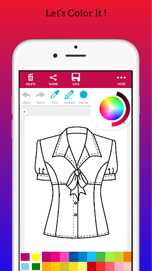 Fashion Dress 2020 Coloring Book Screenshot 3