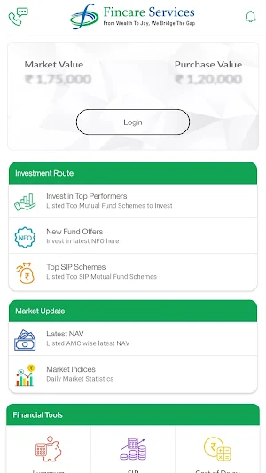 Fincare Services Screenshot 2