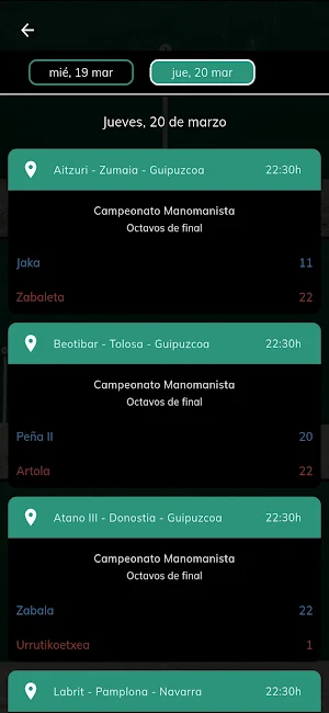 Katedra: Pilotazaleen Kiniela Screenshot 0