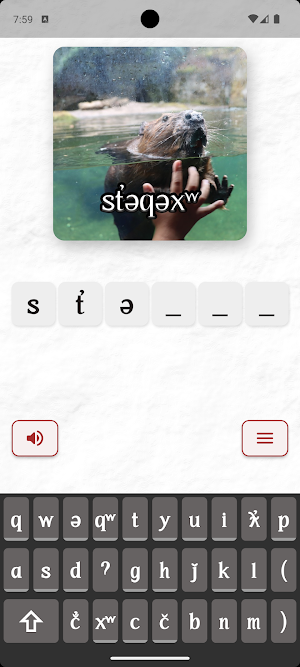 Nisqually Spelling Screenshot 3