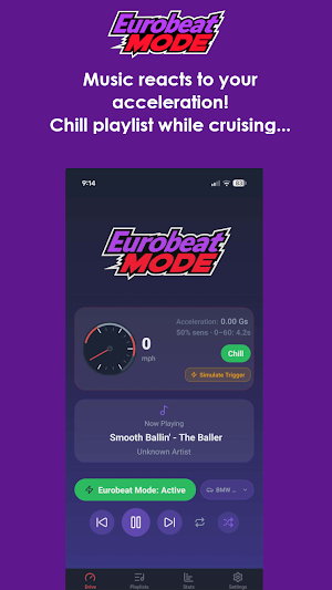 Eurobeat Mode: Auto Eurobeat Screenshot 1