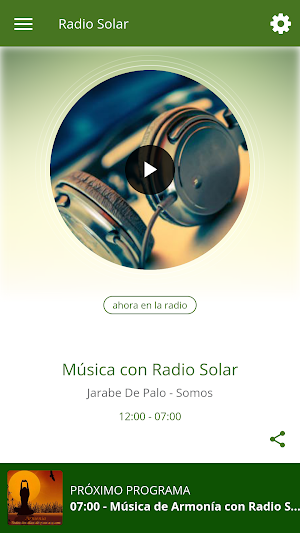 Radio Solar Screenshot 0