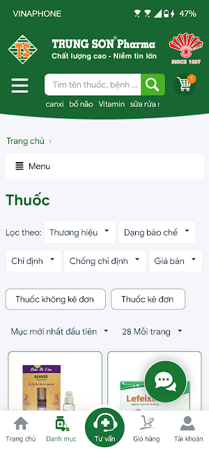 Nhà Thuốc Trung Sơn Screenshot 1