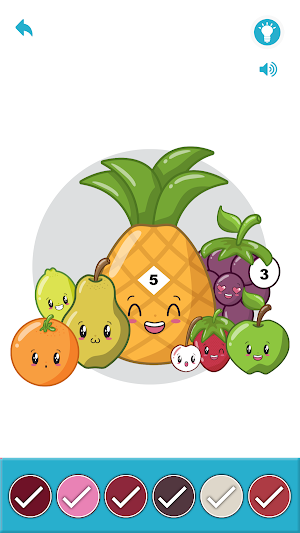 Watermelon Game Color Games Screenshot 0