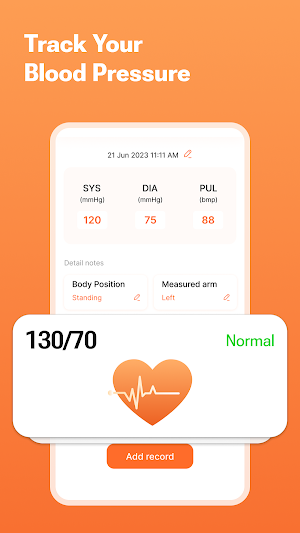 Health Tracker: Blood Pressure Screenshot 2