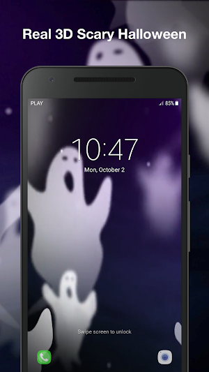 Halloween Ghost Live Wallpaper Screenshot 2
