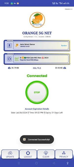 Orange 5G Net Screenshot 2