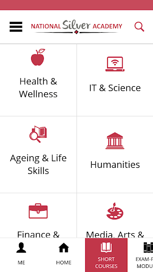 National Silver Academy (NSA) Screenshot 1