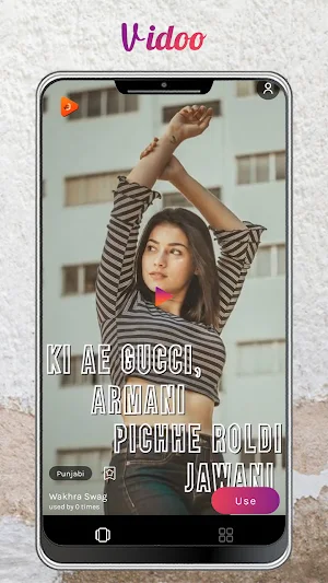 Vidoo : Status Maker - Lyrical Video Maker Screenshot 1