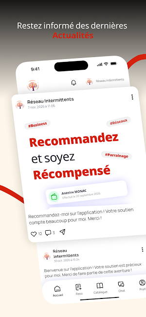Réseau Intermittents Screenshot 0