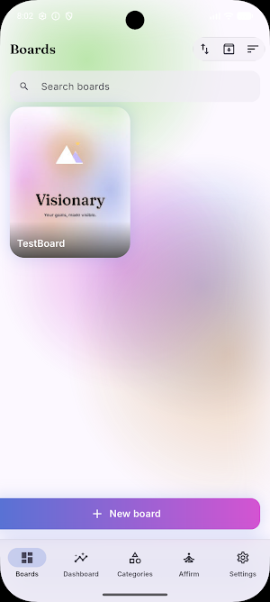 Visionary - Vision Board Screenshot 1