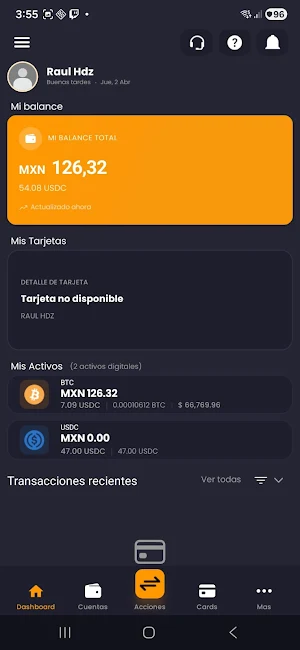DBX Wallet Personas MX Screenshot 1
