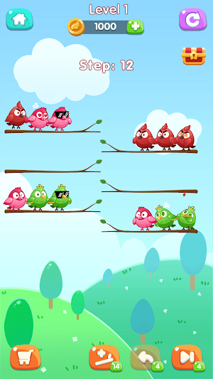 Feather Palette Sort:Bird Screenshot 0