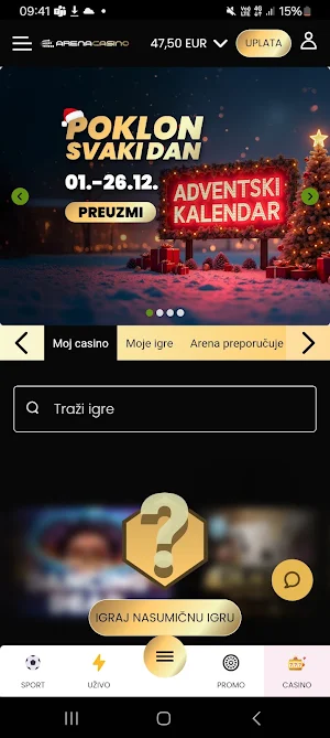 Arenacasino Screenshot 3