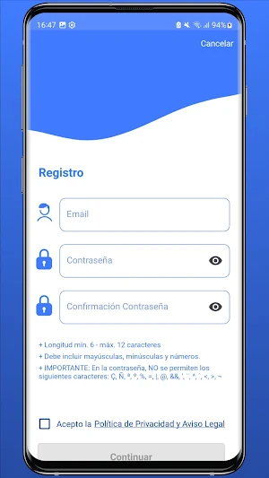 Nivel IV App (Portal Empleado) Screenshot 1