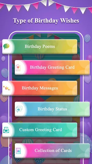 Happy Birthday Wishes & Greeting Cards Maker Screenshot 0