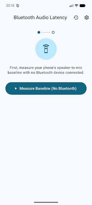 Bluetooth Audio Latency Screenshot 1