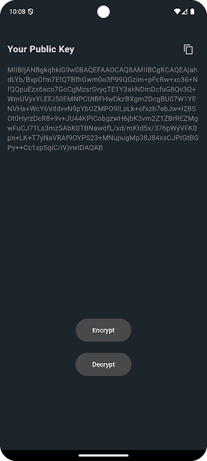 FastEncrypt: Secure with RSA Screenshot 2