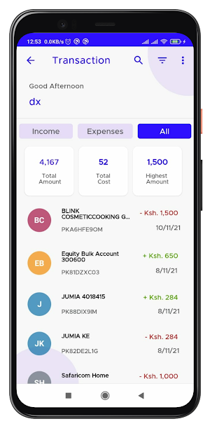 Cheda Traffic (Mpesa Analyser) Screenshot 2