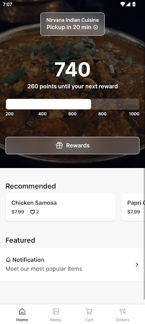 Nirvana Indian Cuisine (MD) Screenshot 0
