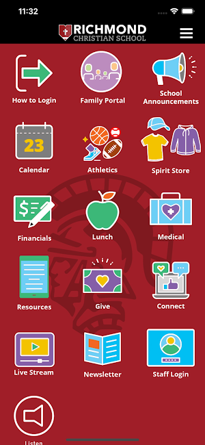 RCS Family Portal Screenshot 0
