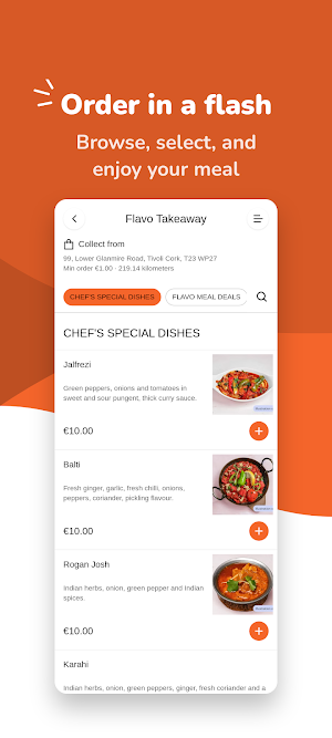 Flavo Takeaway Screenshot 0