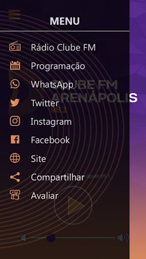 Rádio Clube FM Arenápolis Screenshot 1