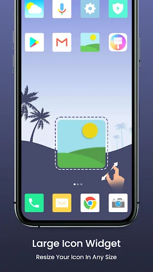 Large Icons Widget - Big Icon Screenshot 1