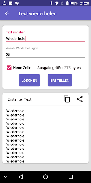 Schrift ändern Text stylish Screenshot 1