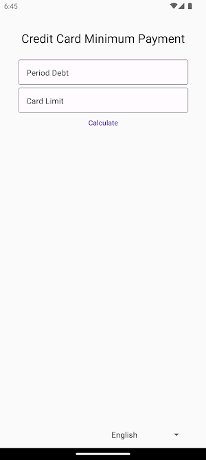 Credit Card Minimum Payment Screenshot 3