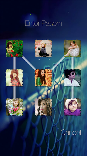 Photo Pattern Lock Screen Screenshot 3