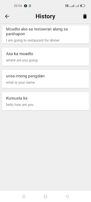 Cebuano To English Translator Screenshot 2