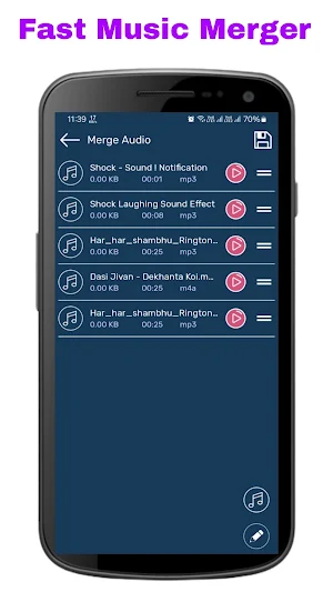Audio Editor : Cutter, Merger Screenshot 3