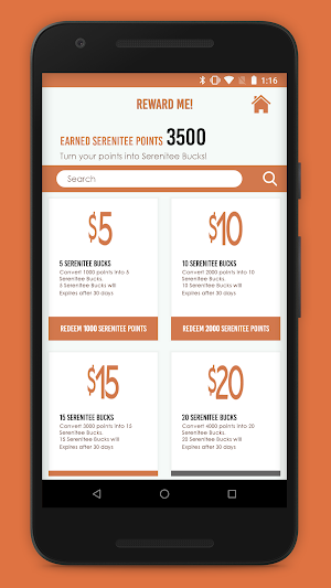 Serenitee Rewards Screenshot 3