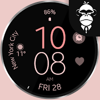 Battery 3 rose gold watch face
