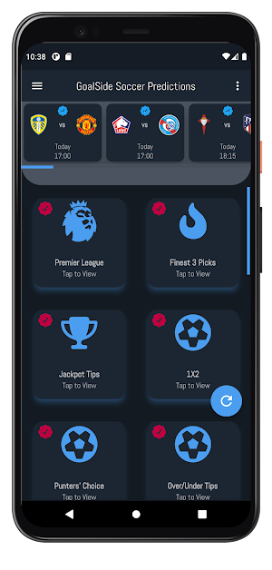 GoalSide Soccer Predictions Screenshot 0