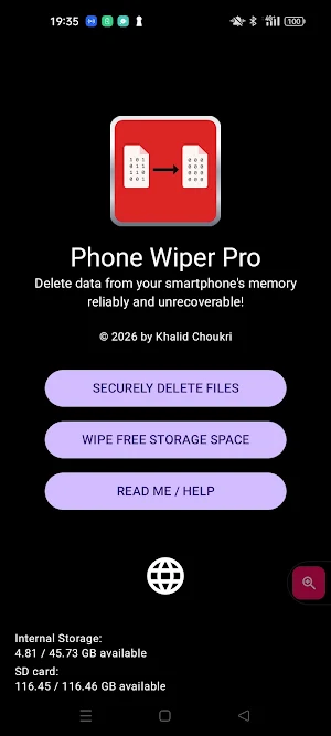 Phone Wiper Pro Screenshot 1