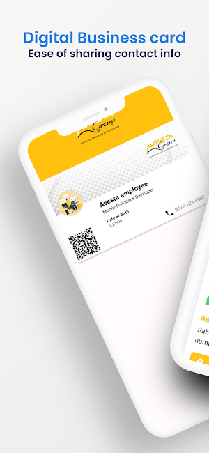 Digital Business Card Screenshot 0