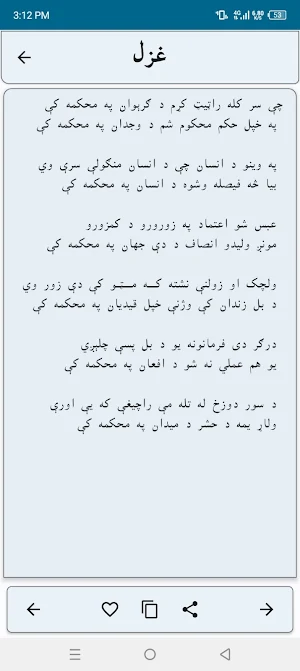 Pashto Shayari Spin Baghawat Screenshot 3