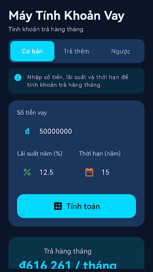 Vay Nhanh - Tính Lãi Suất Screenshot 1