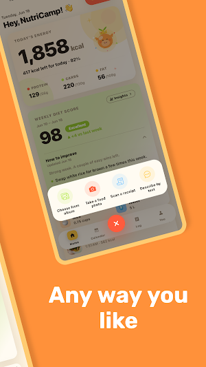 NutriCamp Screenshot 1
