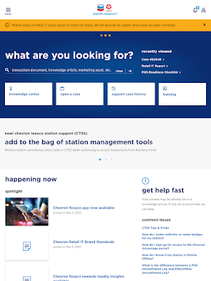 Chevron Texaco Station Support Screenshot 3