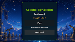 Celestial Signal Rush Screenshot 0