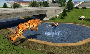 Angry Lion City Attack : Animal Hunting Simulator Screenshot 2