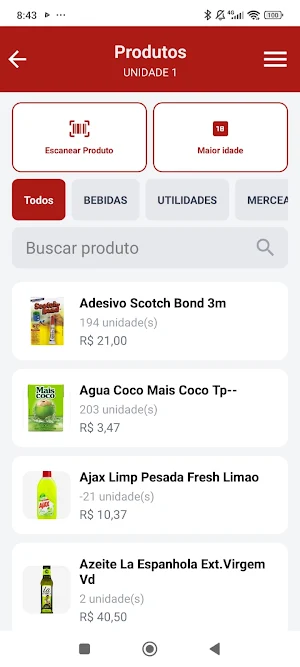 ComandaX Self-Checkout Morador Screenshot 3